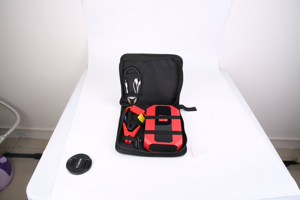 Portable Jump Starter + Tire Inflator — 1500A, 400PSI, Power Bank Combo